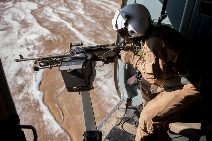 ми-17,  7,62-мм пулемет M240