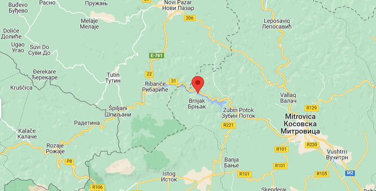 Полиция Косово, обстрел полиции, граница Косово, граница с Сербией, озеро Уджман