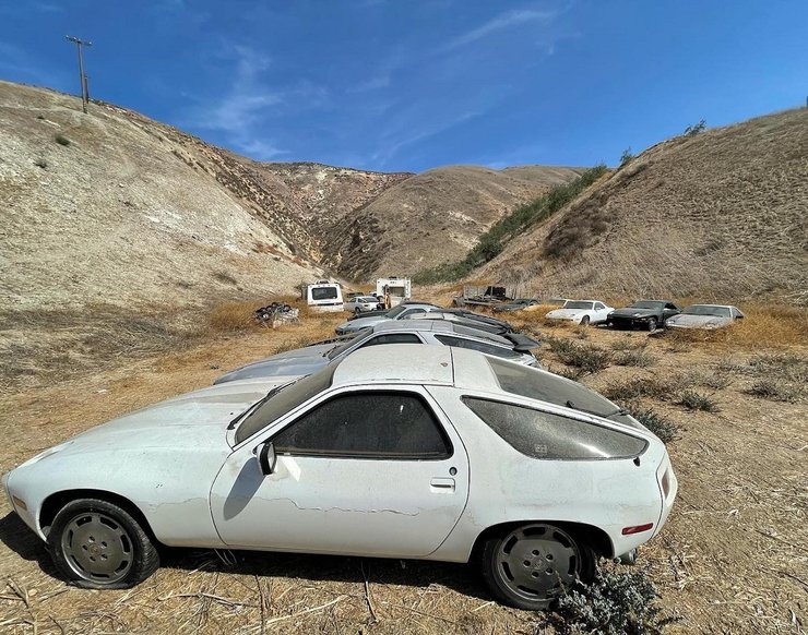 Porsche 928, занедбані авто, колекція авто, ретро-авто