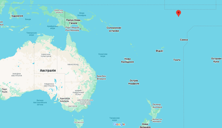 Атолл Никумароро в Тихом океане