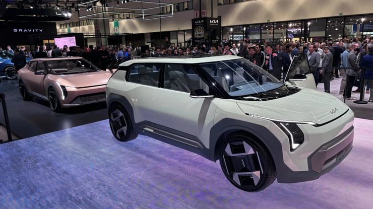 Kia EV3, автошоу в Лос-Анджелесі, автосалон у Лос-Анджелесі,