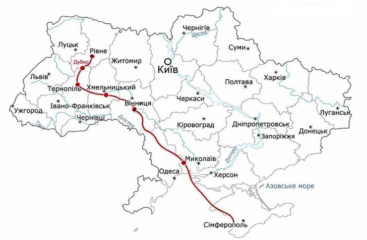 инфографика с маршрутом самолета "Шахед" из Николаева в Дубну 18 августа