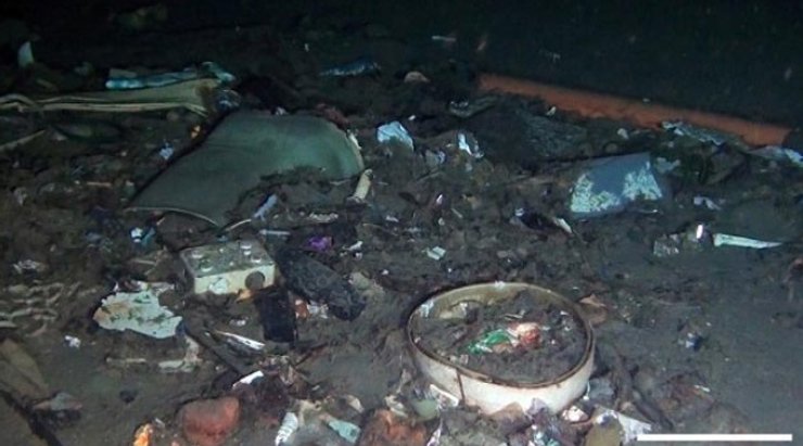 свалка, мусор, Средиземное море, Италия, морское дно