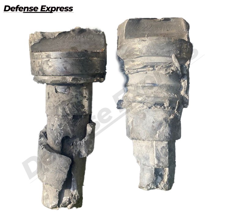 Осколки ракеты, фото