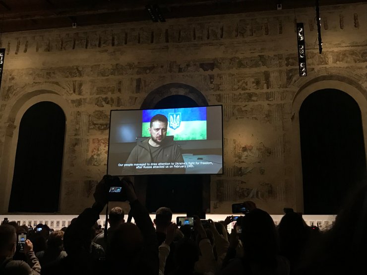биеннале, Владимир Зеленский, выступление Зеленского, биеннале в Венеции