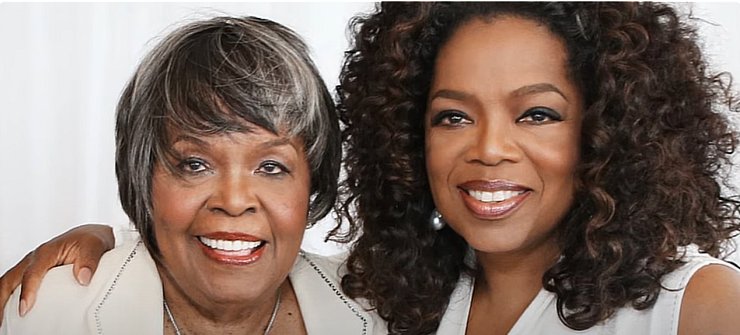 Опра Уинфри с матерью