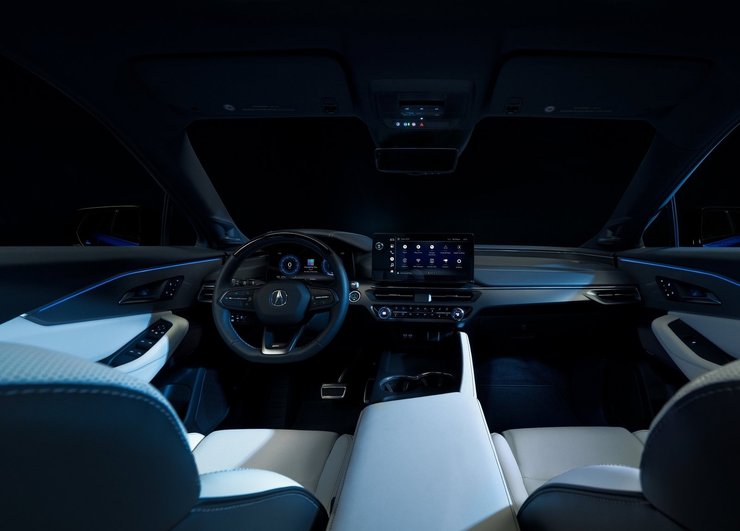 салон acura zdx, Acura ZDX, нова Acura ZDX, Acura ZDX 2024, кросовер Acura, електромобіль Acura