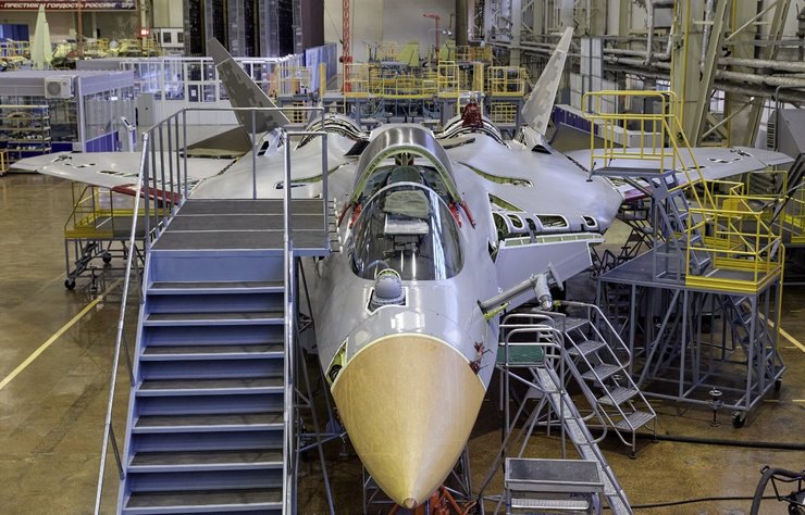 Производство Су-57