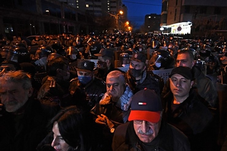 армения, протесты, акции, пашинян, отставка, правительство