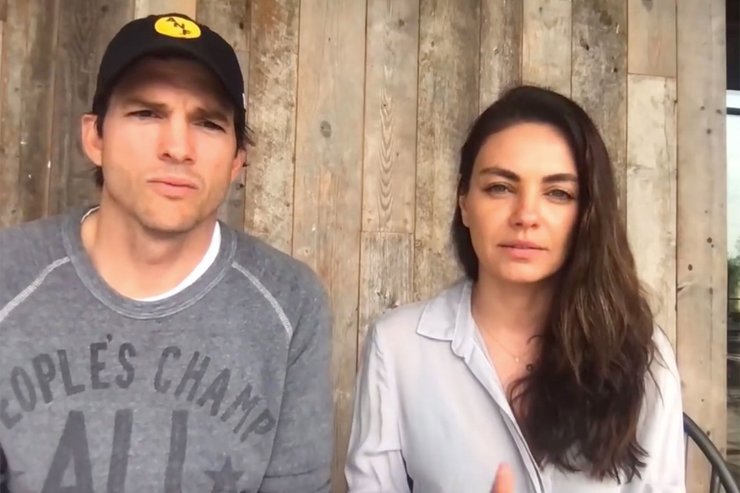 Мила Кунис и Эштон Кутчер