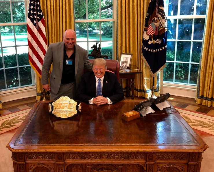 дана уайт дональд трамп