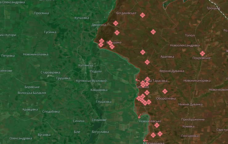 Карта бойових дій