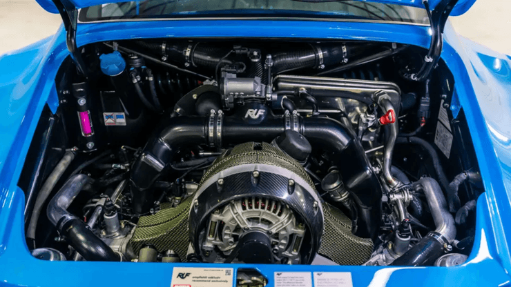 Двигатель Porsche Ruf CTR Anniversary выдает 710 лошадиных сил