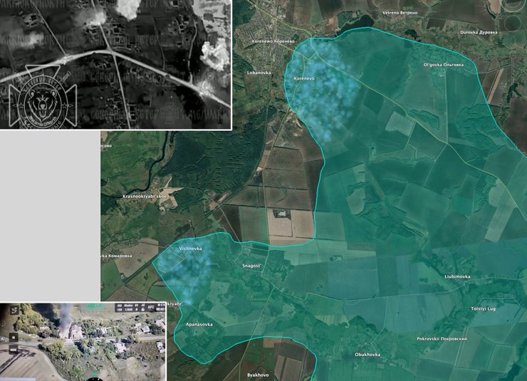 карта Курская область