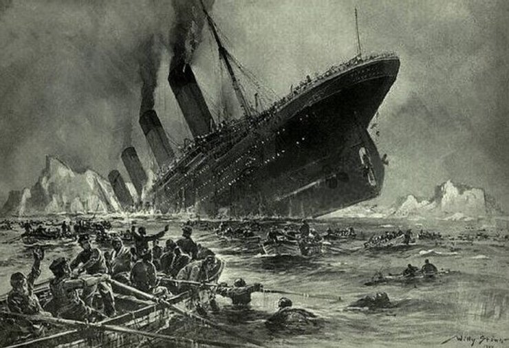 титанік, загибель титаніка