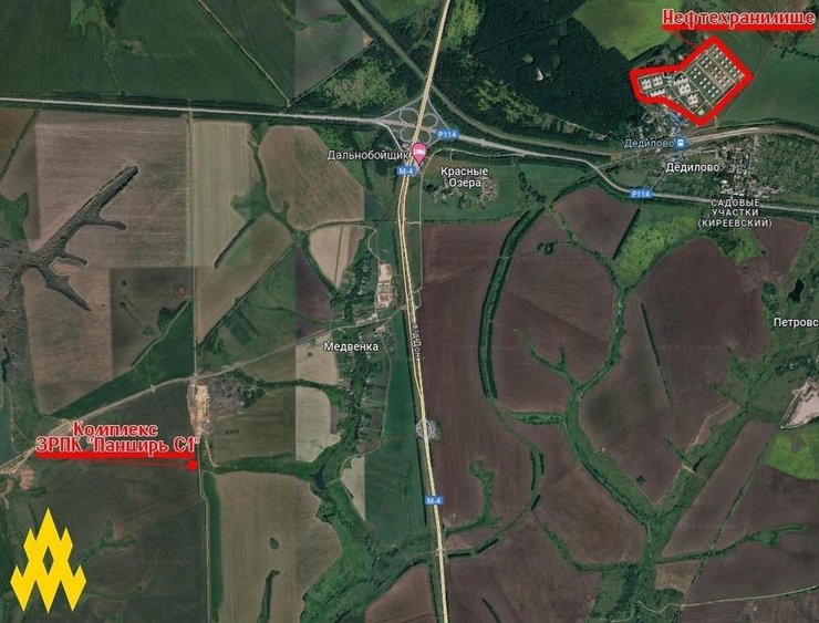 Удары по РФ, Панцирь С1, Тула, нефтебаза, АТЕШ