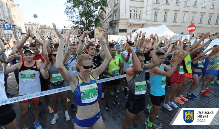 львов, полумарафон, спортсмены, фото