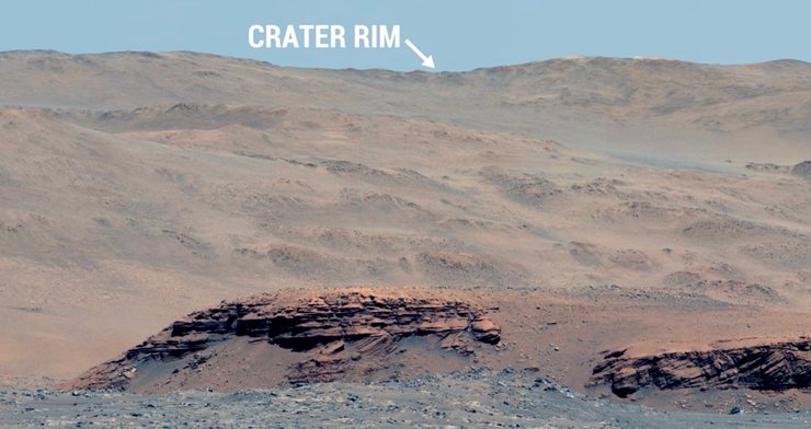 Марс, кратер Езеро, камни, фото