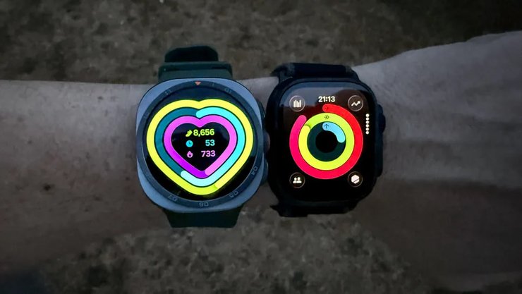 Galaxy Watch Ultra 2 и Apple Watch Ultra 2 Samsung Galaxy Watch Ultra 2 и Apple Watch Ultra 2