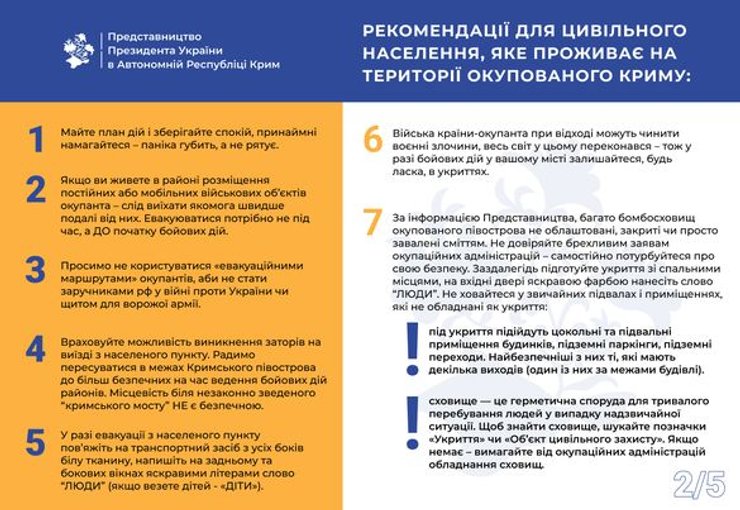 крым, крым правила поведения, деоккупация