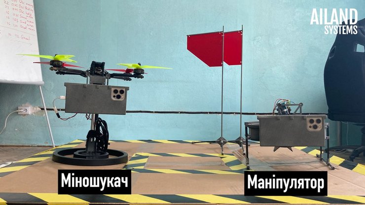 дрон ST1, Ailand Systems, разминирование