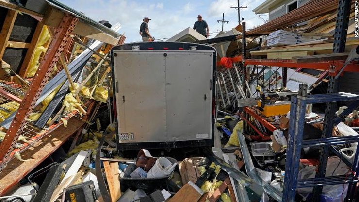 ураган Іда 2021, руйнування