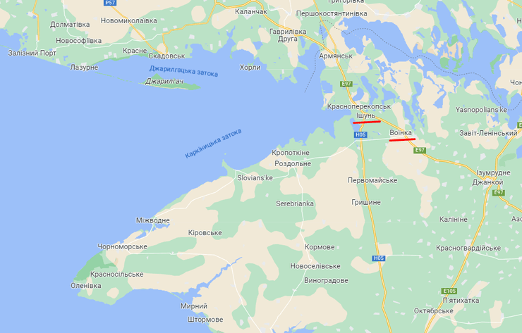 Оборона Крыма, Генштаб, линии обороны Крыма, наступление на Крым