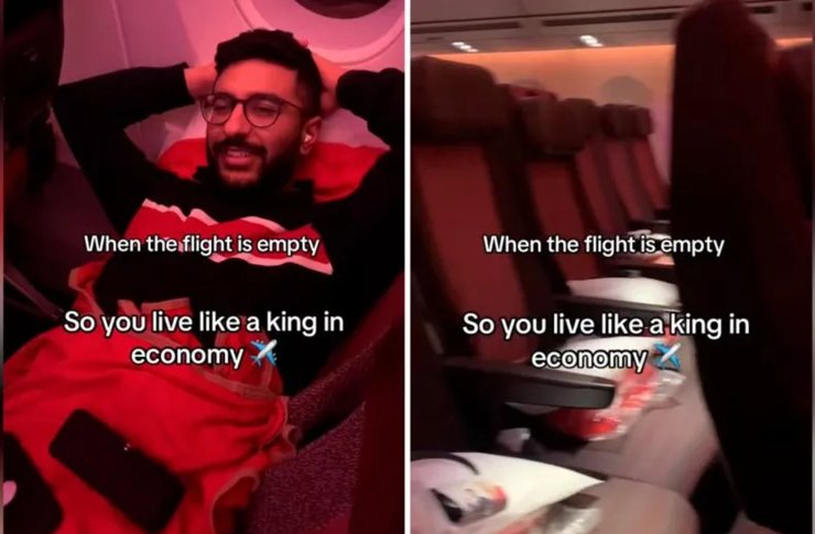 Пара з Великої Британії випадково опинилася на напівпорожньому рейсі Virgin Atlantic до Індії