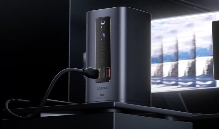 Baseus 11-in-1 Spacemate, док станция для ноутбука