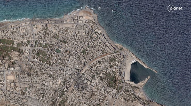 Ливия, ураган, наводнение, Дерна