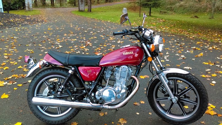 Мотоцикл Ямаха ср500, Yamaha SR500, мотоцикл Yamaha SR500, мотоцикл Yamaha, мотоцикл Yamaha