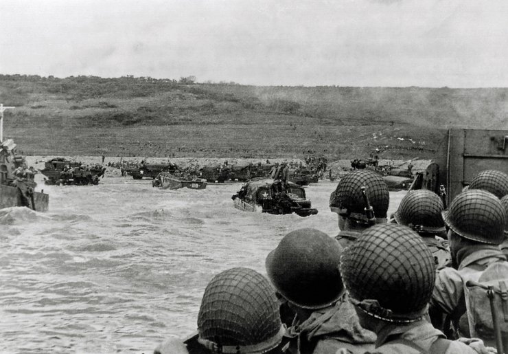 Висадка в Нормандії, документальне фото Другої світової