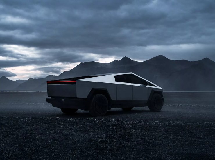 пікап tesla cybertruck, Нова Tesla Cybertruck, Tesla Cybertruck, Tesla Cybertruck 2024, електромобіль Tesla Cybertruck