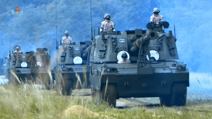 САУ из видеоролика Ким Чен Ына