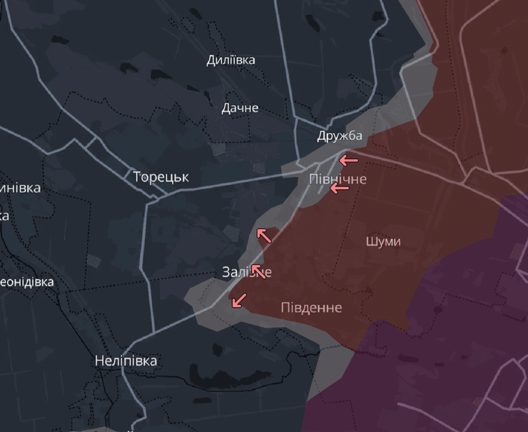 Карта боевых действий