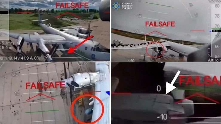 Знищені російські бомбардувальники Ту-95МС готували до удару по Україні