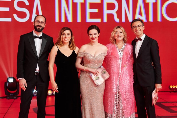 фото, церемония закрытия 11го ОМКФ, Виктория Тигипко, Олег Панюта, Янина Соколова