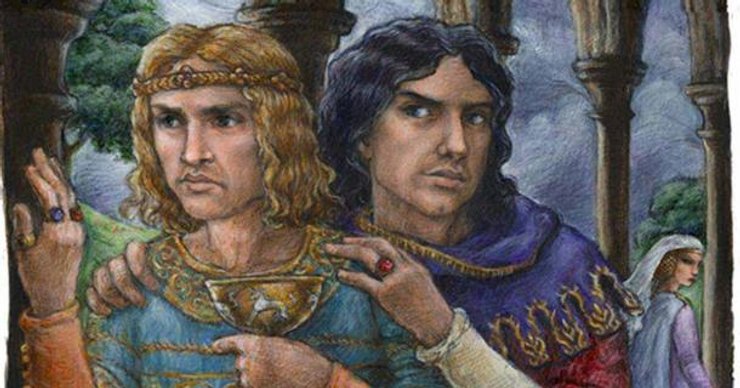 Эдуард II и Пирс Гавестон, средневековая Англия, исторические отношения, рыцарская любовь, король Эдуард II, связь Пирса Гавестона, средневековые придворные сплетни, правление Эдуарда II, интимная дружба, исторические тайны