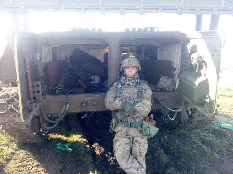 морпех Владислав Журавлев, первая линия ООС, боец ВСУ