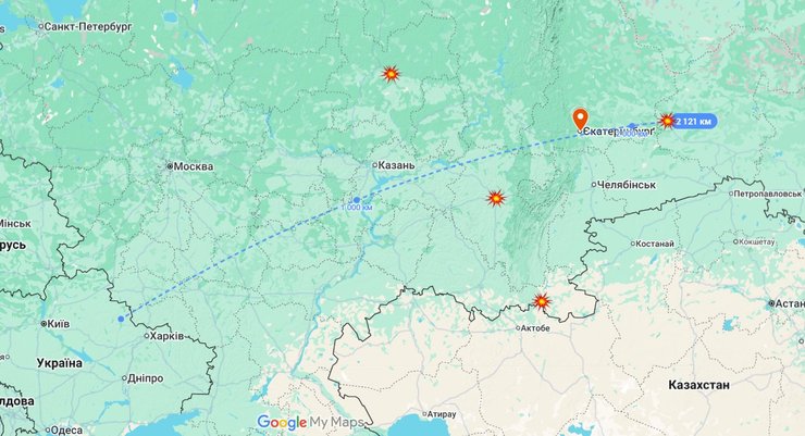 Карта найдалекобійніших діпстрайків України у 2025 році