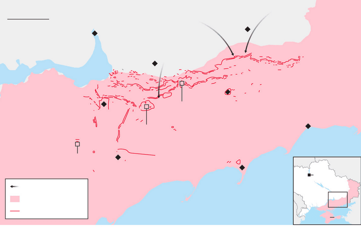 оборона, контрнаступ, ЗСУ, ЗС РФ