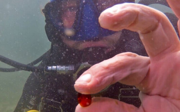 драгоценный камень, морской археолог, снимок