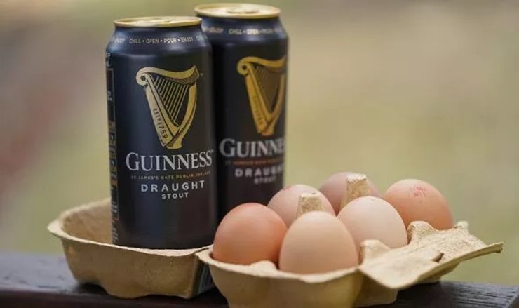 гиннес и яйца