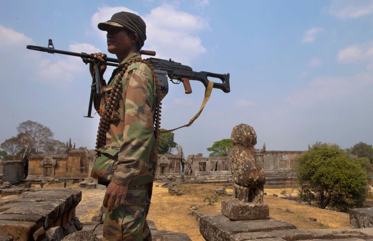 Триденна війна Таїланду і Камбоджі, Преах Віхеа, храми Камбоджі, війна в Камбоджі, конфлікт Камбоджі і Таїланду