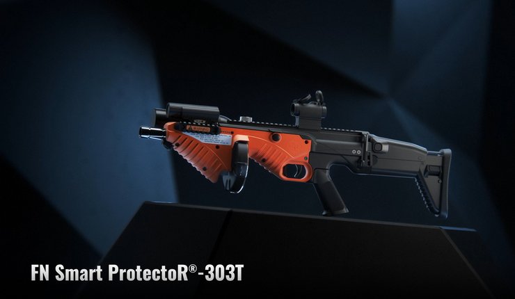 FN Smart ProtectoR-303T, ружье, беспорядки, оружие для полиции