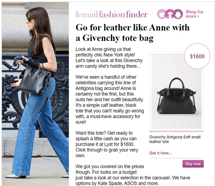 Сумка Енн Гетевей