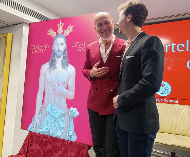 салустиано, иисус христос, портрет, плакат