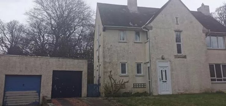 Заброшенный военный поселок в Британии, поселение, поместье, жилой район, военная база, руины, заброшенный городок, город-призрак