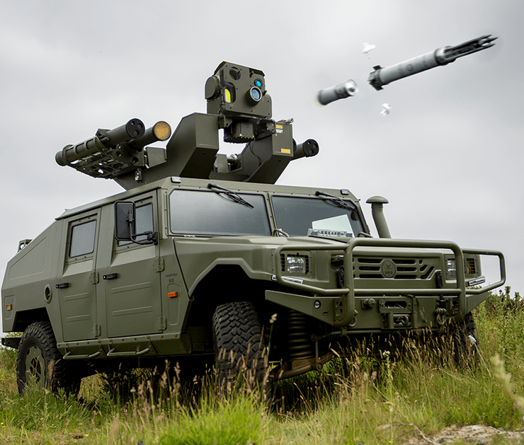 ЗРК Rapid Ranger работает по цели как ПВО