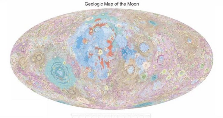 нова карта Місяця